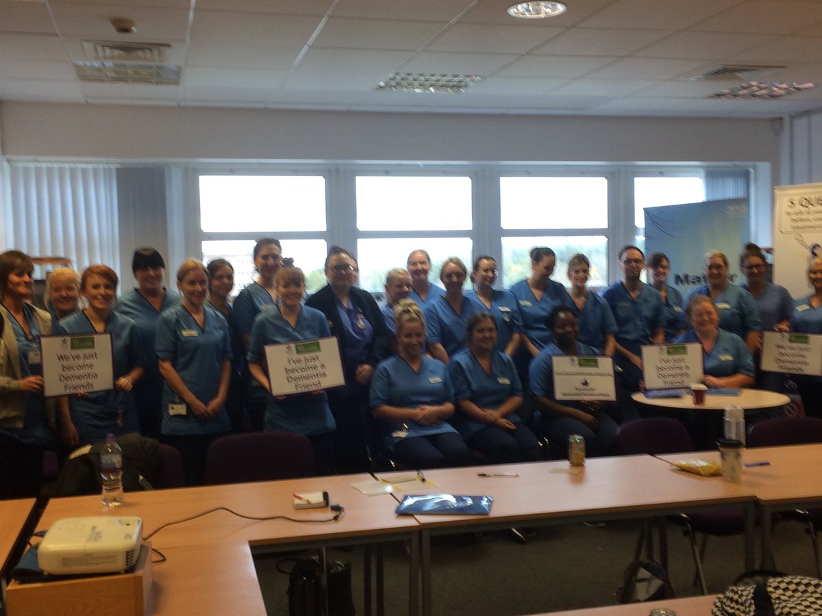 New practitioners become Dementia Friends fantastic #hairmyresandproud#wearehairmyres