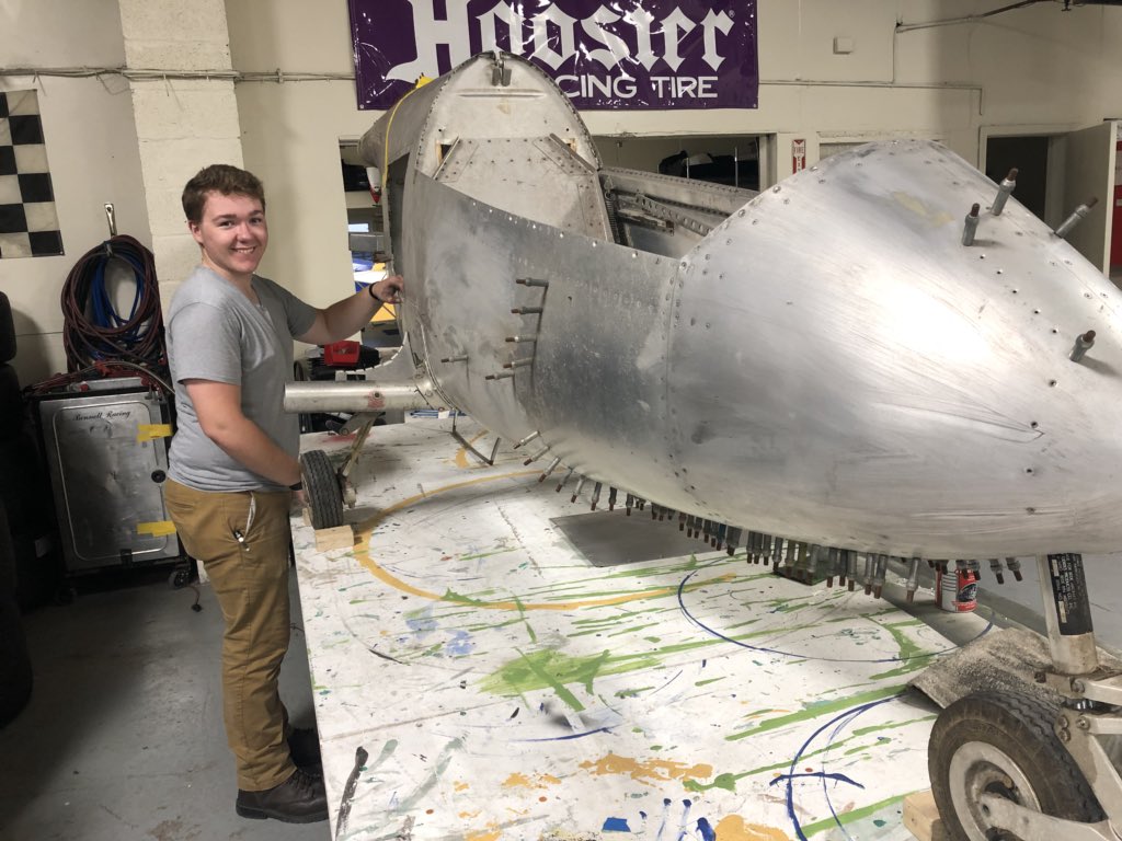 GeniusGarage1's tweet photo. Wow! Our top aerospace student is building his own jet! https://t.co/6FfiTPXpYM