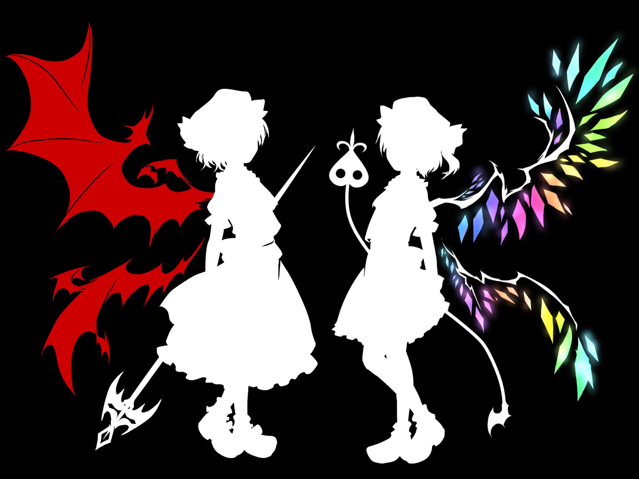 تويتر でびる على تويتر これを見た人は2人組の画像を貼れ 遊部 東方 ツム顔メーカーで作ったオリキャラ姉妹と レミフラ T Co 186lczs4lf