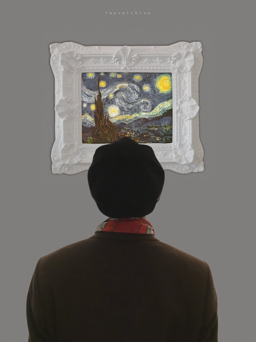 taevarchive's tweet photo. taehyung x van gogh https://t.co/ci3mbqq10K