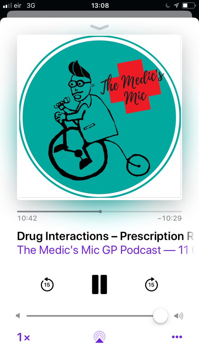 amymorgangp's tweet photo. This is bloody brilliant! A must listen for prescribers.👏🏻 @themedicsmic https://t.co/oLrQKiaj3M