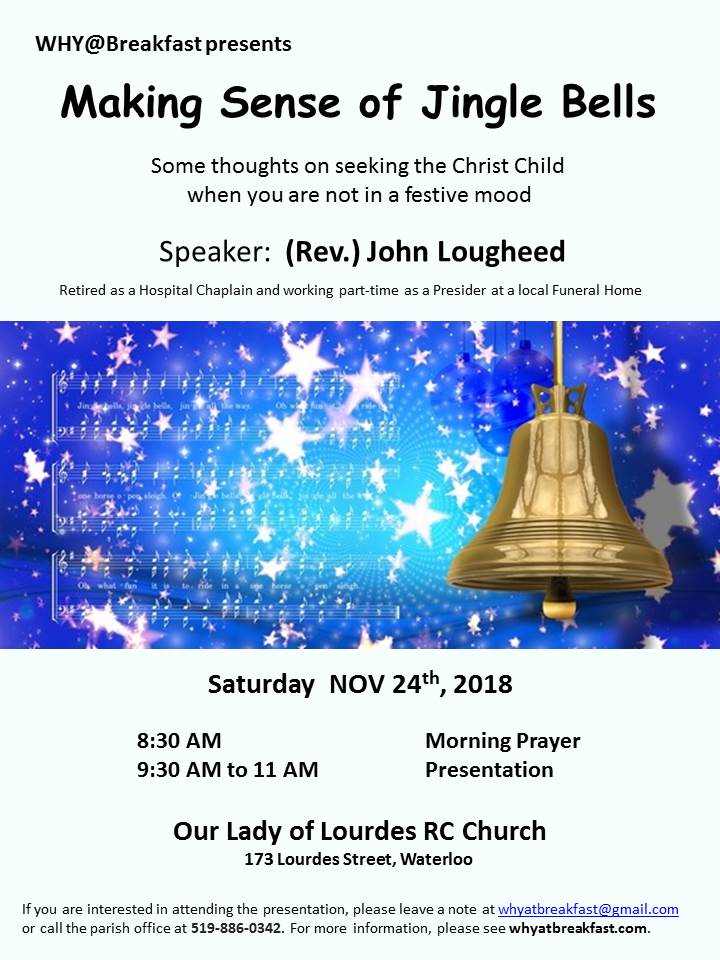 Looking ahead to the #Advent Season and anticipating the loud decorations and noise… WHY@Breakfast presents this special talk to give you some #ideas in case you are not in a festive mood. #HelpfulThoughts #FocusOnChrist