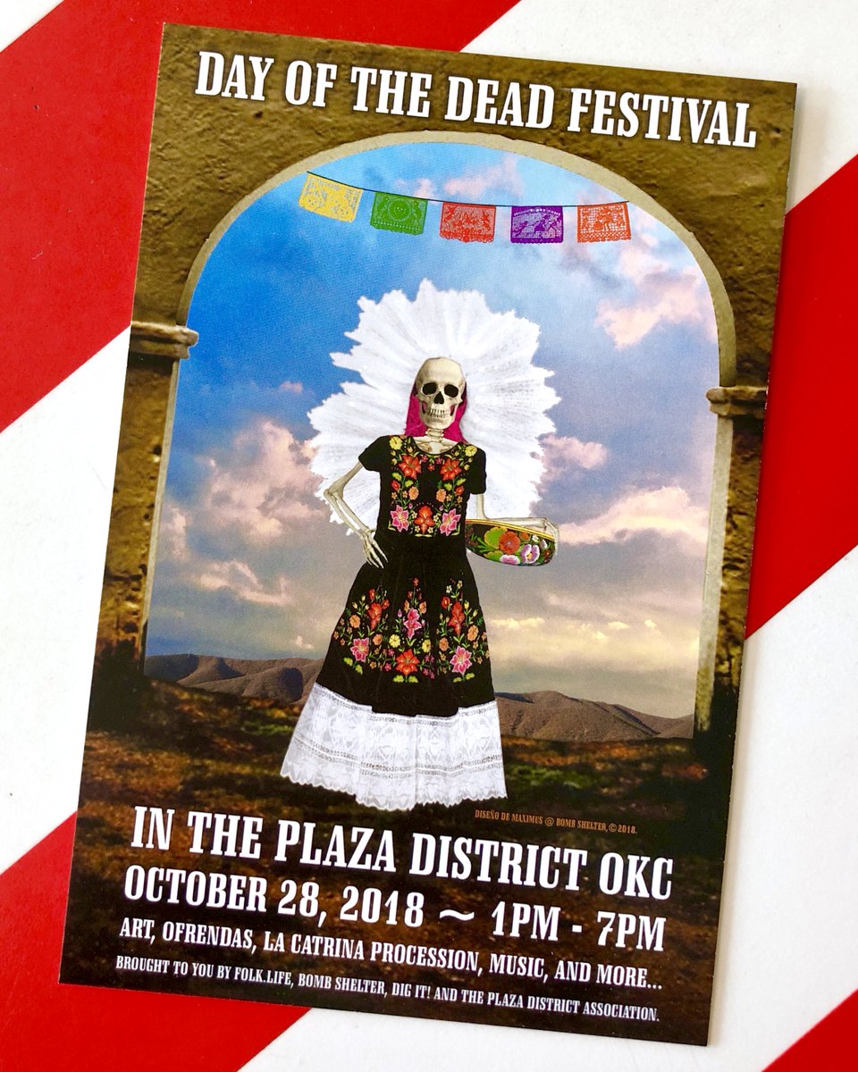 DNAGalleries's tweet image. The @plazadistrict's Day of the Dead Festival is this Sunday! There will be the Skeleton Parade, Mexican Folkloric Dancers, Mariachi &amp;amp; other local bands, food trucks, local artists, Catrina costume contest, low rider car show, Offends, face painting, kid's activities, and more!