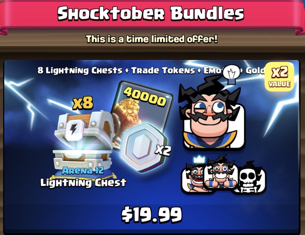⚡️Shocktober Giveaway⚡️ 

Giving away 💰$100💰
💥 5 Winners 
💥 $20 each 

To enter:
⚡️ Follow
⚡️ Retweet
⚡️ Be awesome