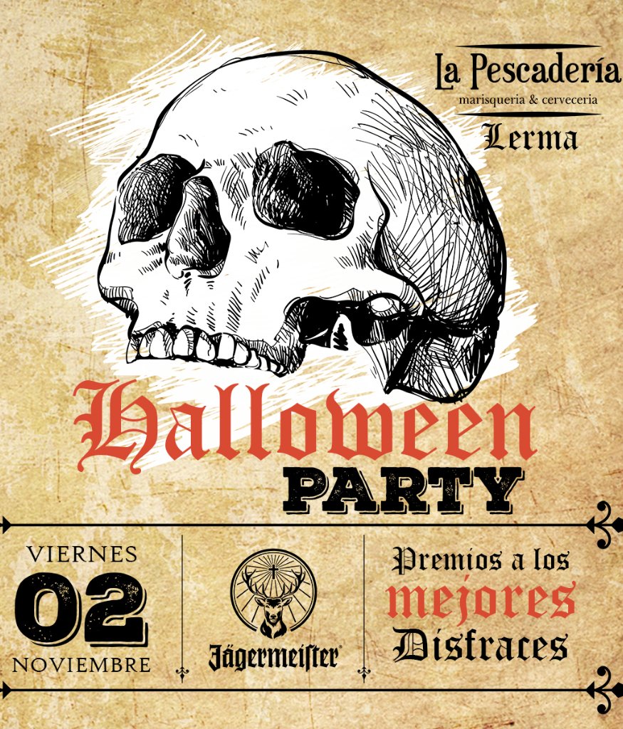 lapescamx's tweet photo. ¡Pasa un Halloween de Miedo en La Pescadería!
¡Habrá Premios a los Mejores Disfraces!
¡Patrocinado por Jägermeister!

La Pescadería Condesa
Halloween Jueves 1 Nov.
La Pescadería Lerma !
Halloween Viernes 2 Nov.

#LaPescadería #SaboresDelMar 
#Halloween
https://t.co/Q9fNzH4af0¡ https://t.co/kAMZ3lGxIm