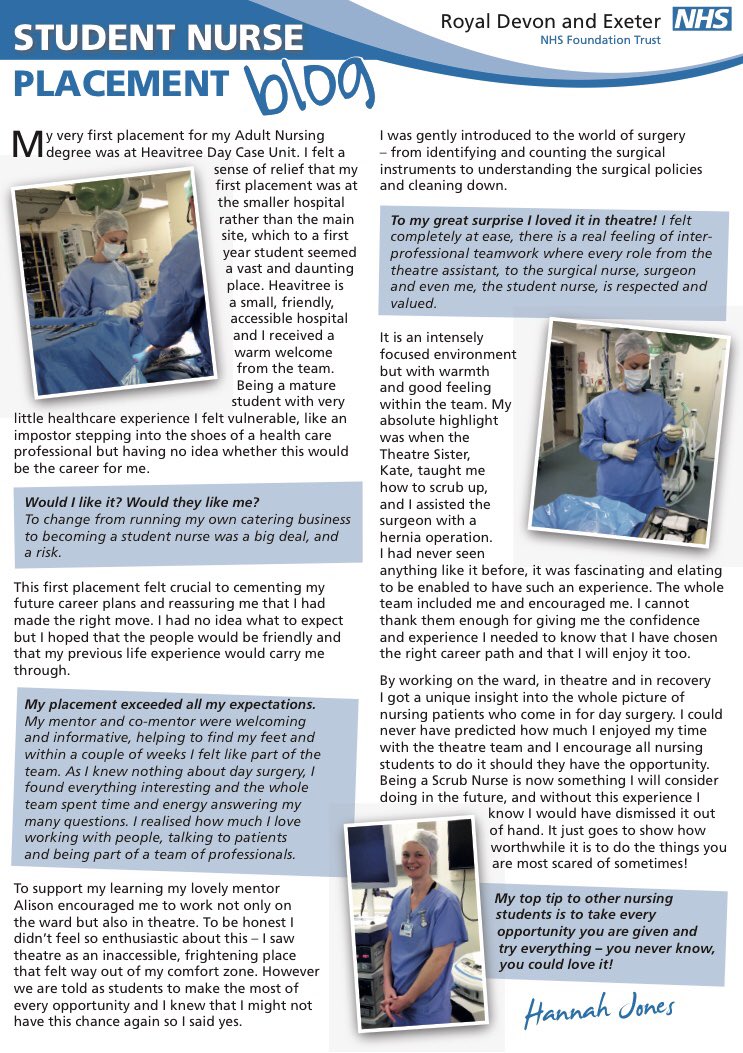 RDCareersNHS's tweet image. We created this a little while ago, but the content is still really relevant. 

🔊To all student nurses, have a read of this.  I hope you find it useful. 

Make the most of your placement opportunities 👍🏻

#PUNC #PUNC18 #PUNC17 #PUNC16