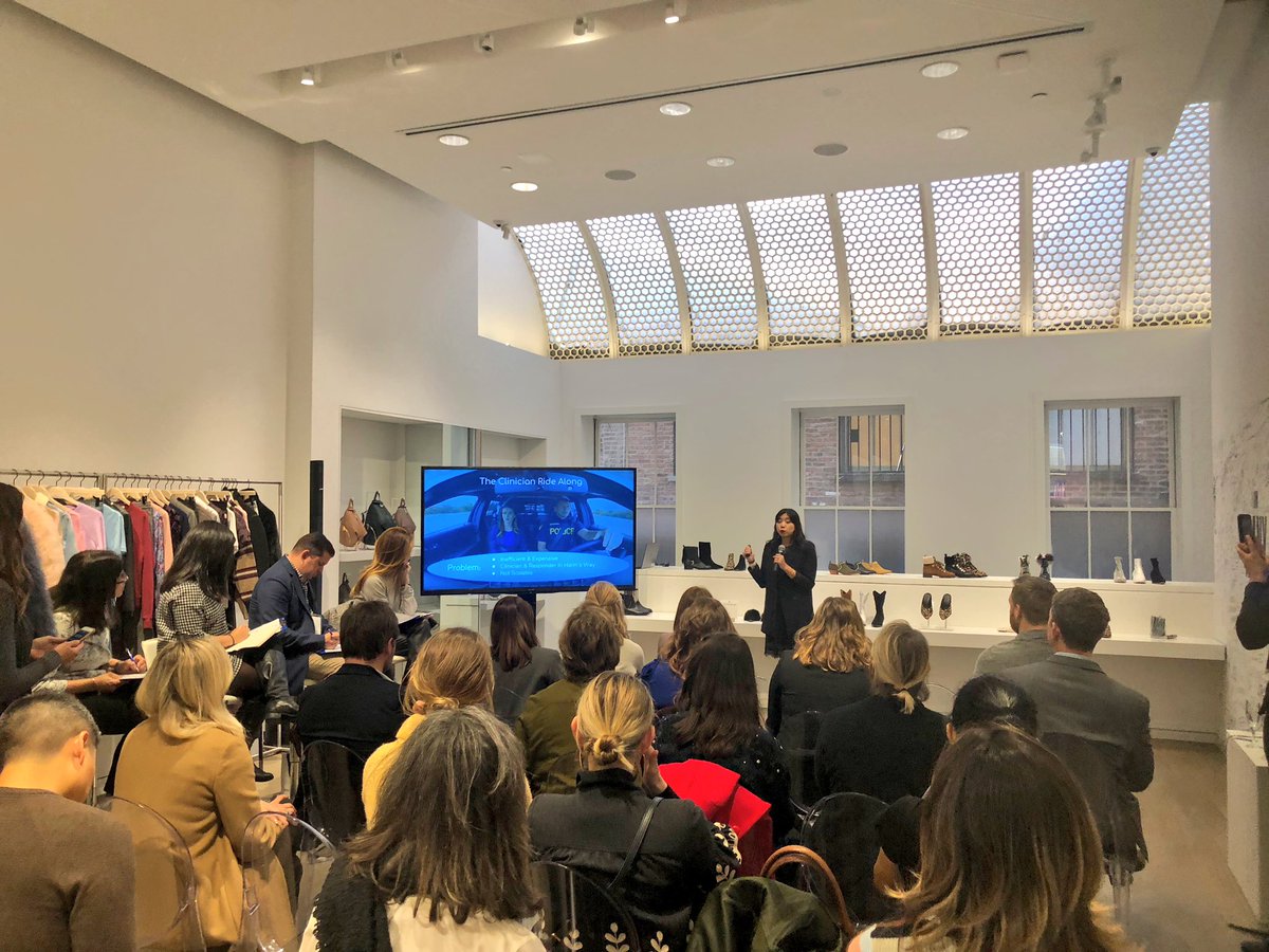 ElizabethGoreUS's tweet image. Our first #PitchWithPurpose! Truong of @cloud9psych says her goal is scale scale scale! At #FCFestival / With support from @DellTech @SalesforceSMB @Mastercard @FastCompany @HelloAlice at @RebeccaMinkoff