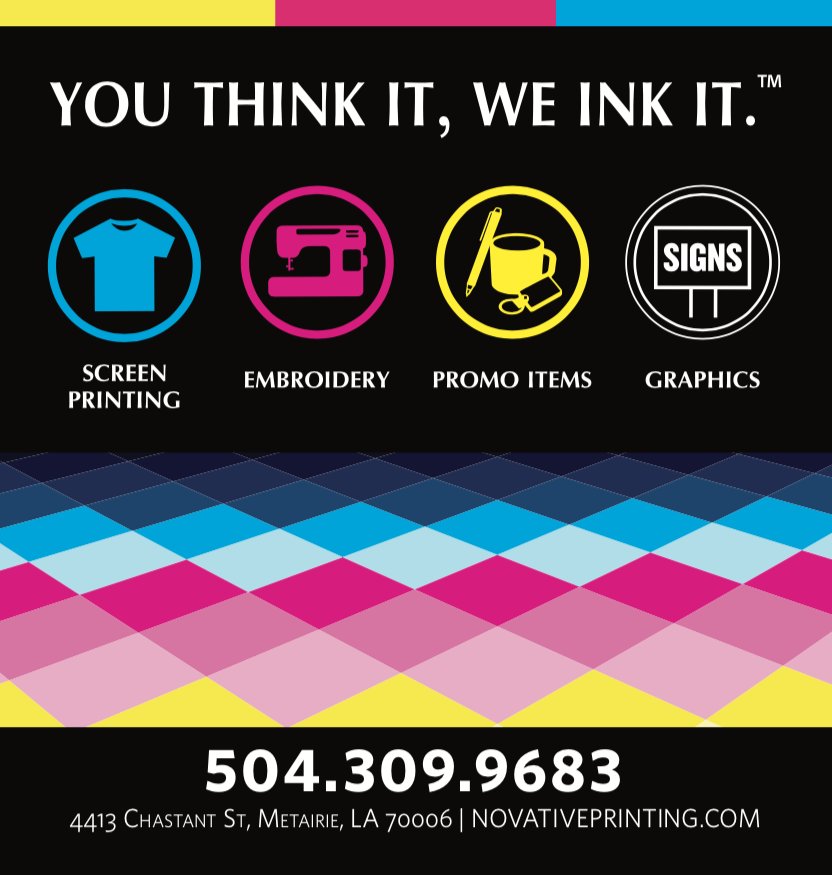 NOVativePrintin's tweet photo. WE PRIDE OURSELVES ON BEING A TEAM OF BRANDING SPECIALISTS
EAGER TO HELP YOU TAKE YOUR BRAND OR EVENT TO THE NEXT LEVEL.
Visit our website for more information: https://t.co/ZWizrEnkA2 
#ScreenPrinting #PromotionalItems #Embroidery #NOVative https://t.co/Gzow7JhRlY