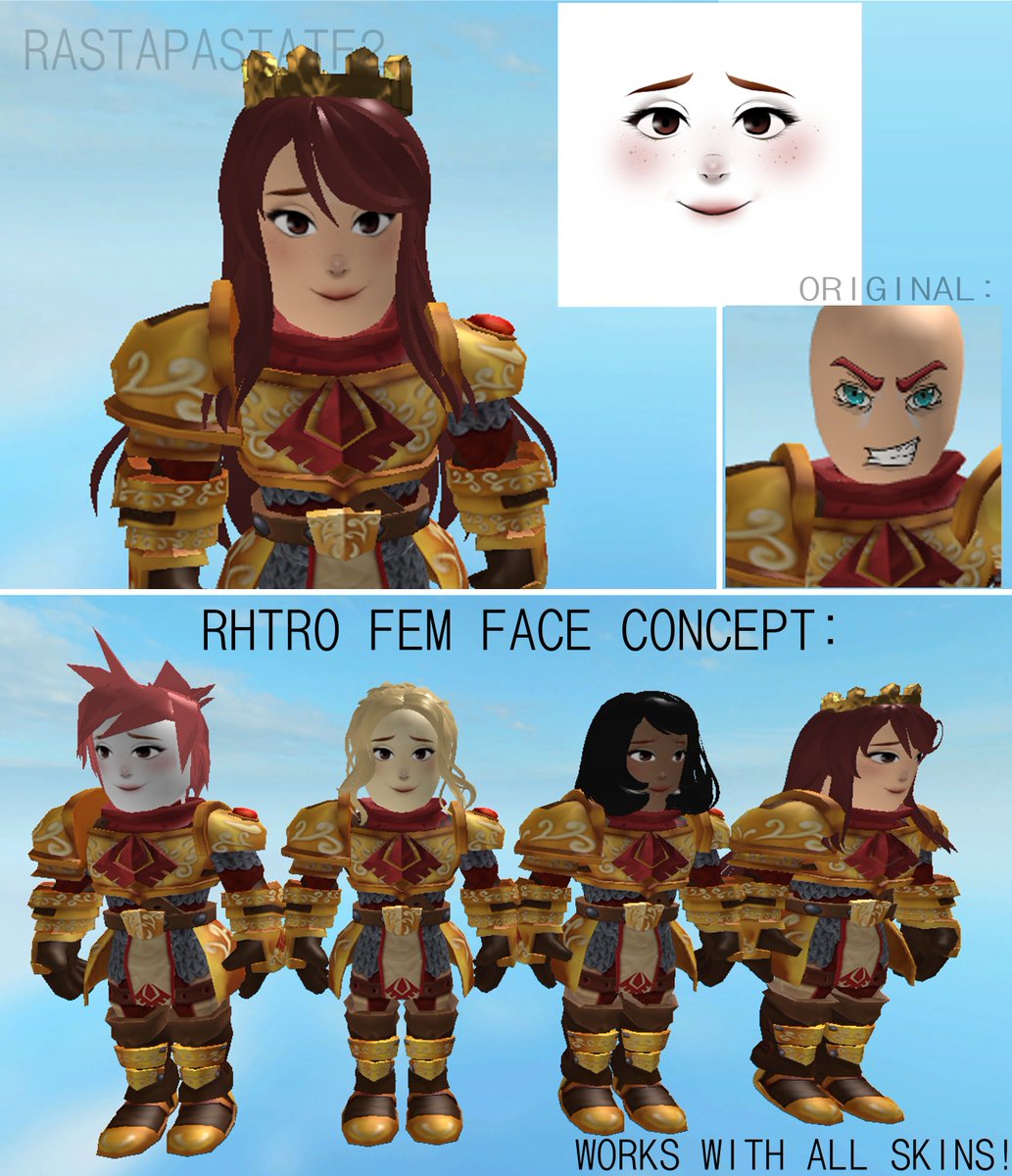 Rasta Pasta On Twitter A Fem Face Concept That Fits Rthro And