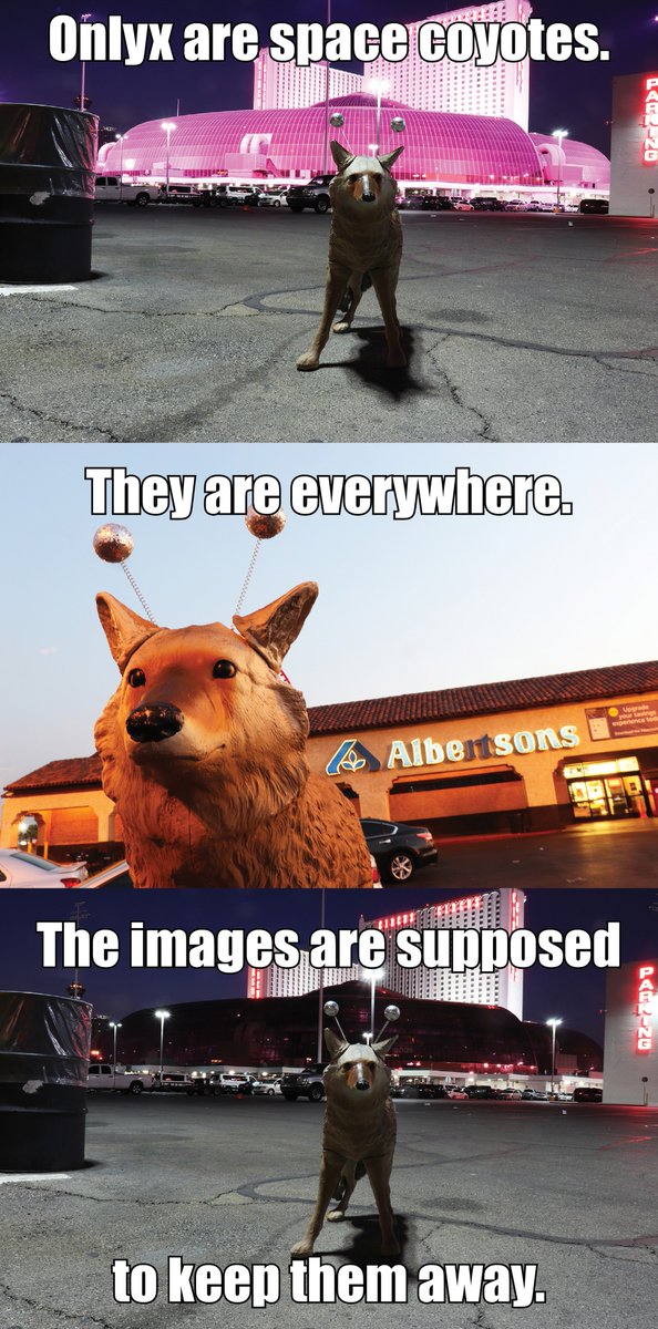 The images are supposed to keep the space coyotes away. - anachs.com/blog-1/space-c…