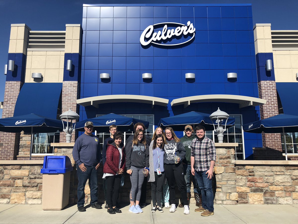 alanthomasgreen's tweet photo. Thank you @culvers for supporting @NationalFFA members across the country and @usa_ffa members from Michigan! ⭐️⭐️⭐️⭐️⭐️ service at your Westfield, IN location. https://t.co/qA2DdmyPVj