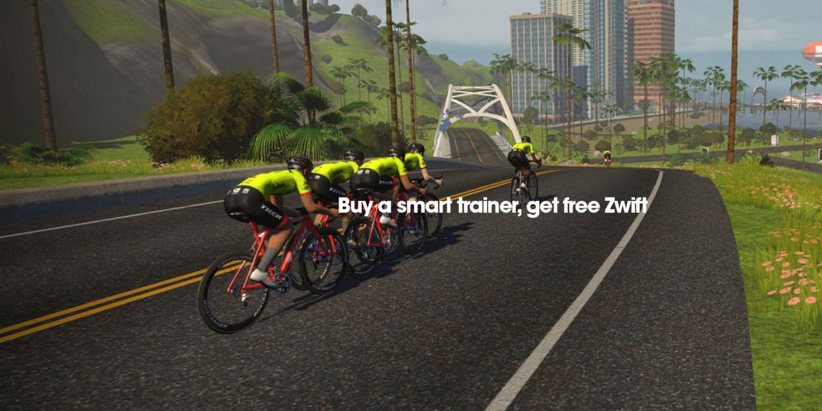 Zwift is a virtual reality training program that lets you ride with cyclists from all over the world on a variety of courses, all without ever leaving home. Stop in to check it out today! pbxx.it/AsNCNh