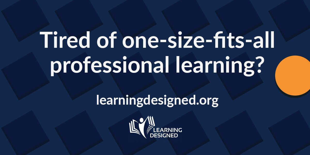 LearningDsigned's tweet photo. We don’t design our learning environments for a mythical average learner, so why should we settle for one-size-fits-all #ProfessionalLearning? Find out more: https://t.co/3dC80LTN2H @inclusioncollab @SCCOE #UDLchat #Education #Inclusion https://t.co/61imJdORlV