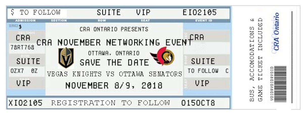 CRSmagazine (@crsmagazine) on Twitter photo .<a href="/CanadianRental/">Canadian Rental Assc</a> Ontario has cooked up something special for November. It's a bus trip to see an Ottawa Senators/Las Vegas Golden Knights game in Ottawa! Act now to avoid disappointment Nov. 8 - 9 ow.ly/XUU730mmqkR .<a href="/CanadianRental/">Canadian Rental Assc</a> Ontario has cooked up something special for November. It's a bus trip to see an Ottawa Senators/Las Vegas Golden Knights game in Ottawa! Act now to avoid disappointment Nov. 8 - 9 ow.ly/XUU730mmqkR