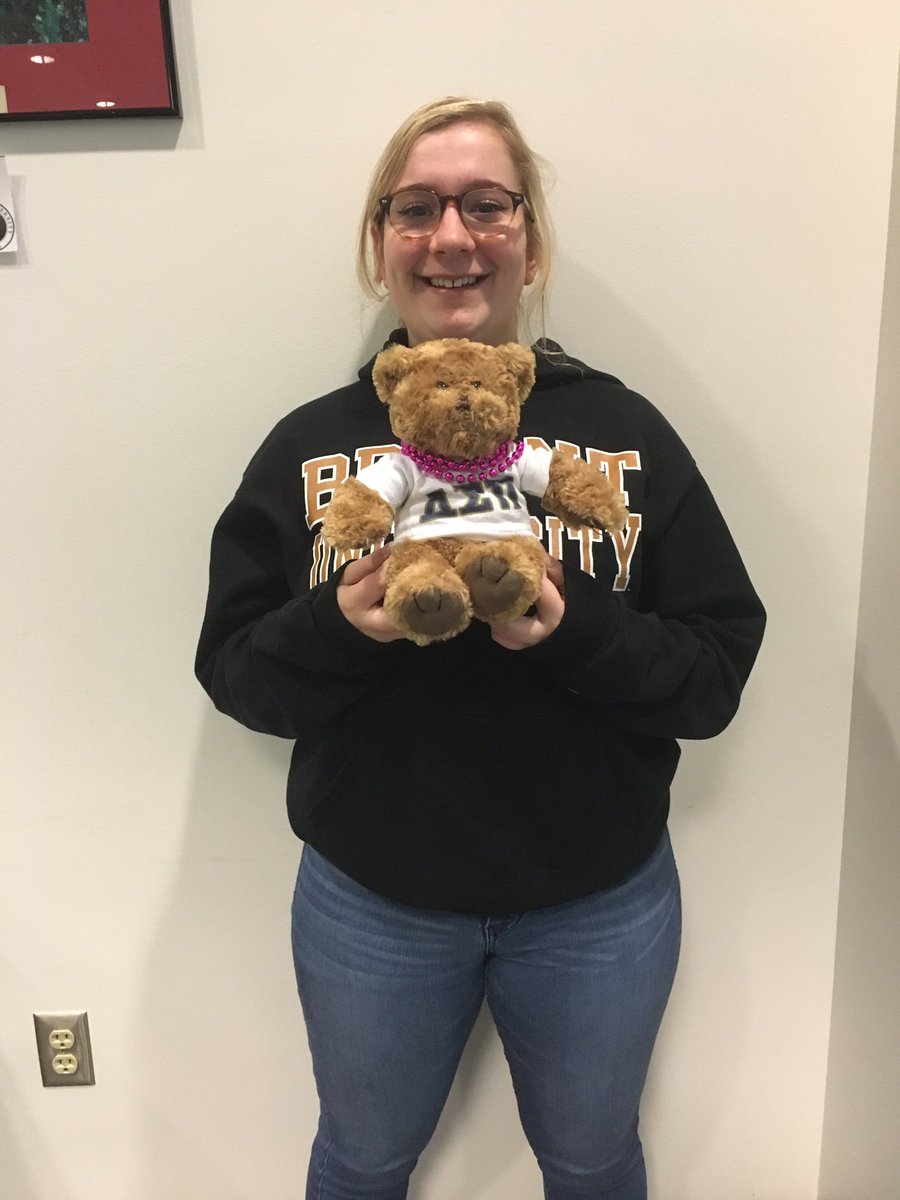 Congratulations Hannah on receiving brother bear this week! 🐻💜