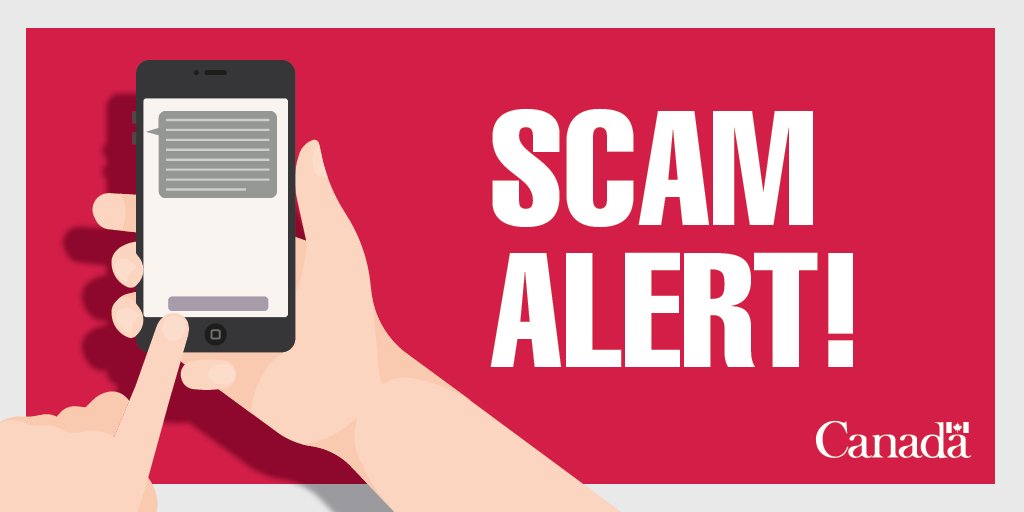 ALERT: Fake text messages claiming to be from 1 800 O-Canada are providing a link to pay money to the Canada Revenue Agency. These messages are fraudulent and do not come from us!