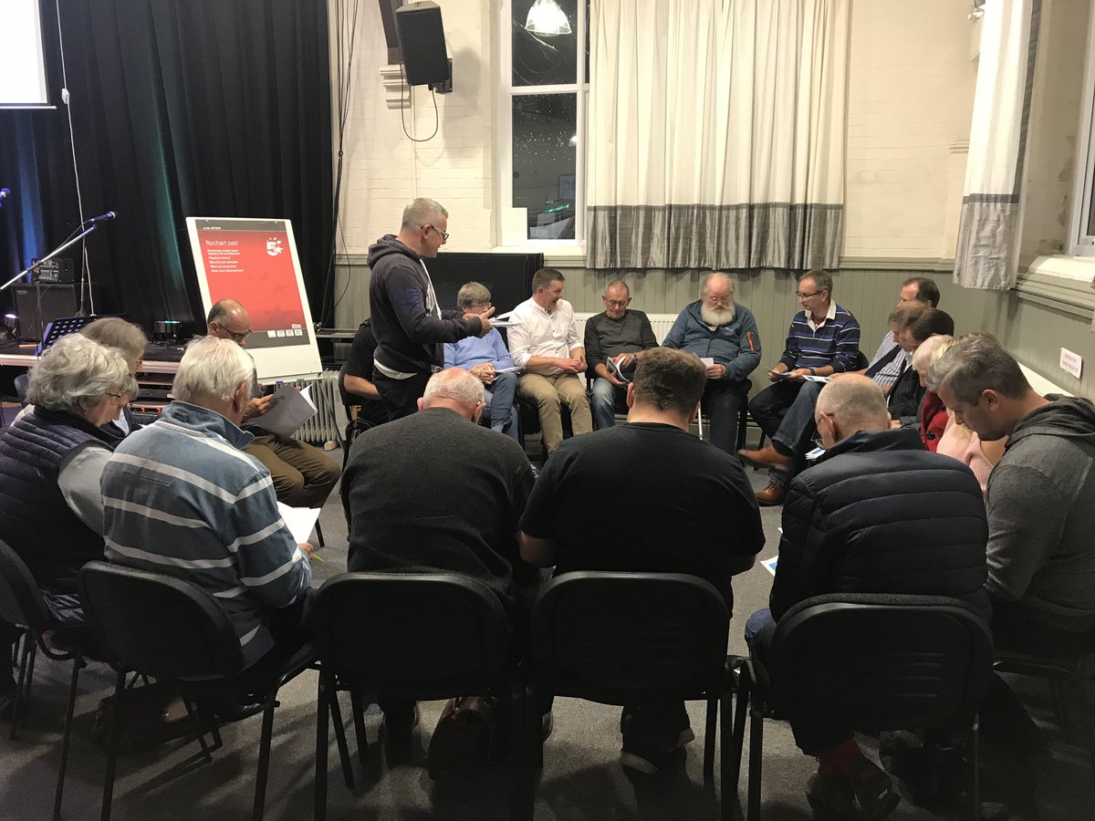weareROC's tweet photo. Tonight, #ROCTaunton is underway - 82 at the first Taunton Action Group!! 3 sub groups around support, loneliness and isolation, and mental health! Thanks to @TauntonVineyard and the #B1network for hosting https://t.co/RY1k53cQm0