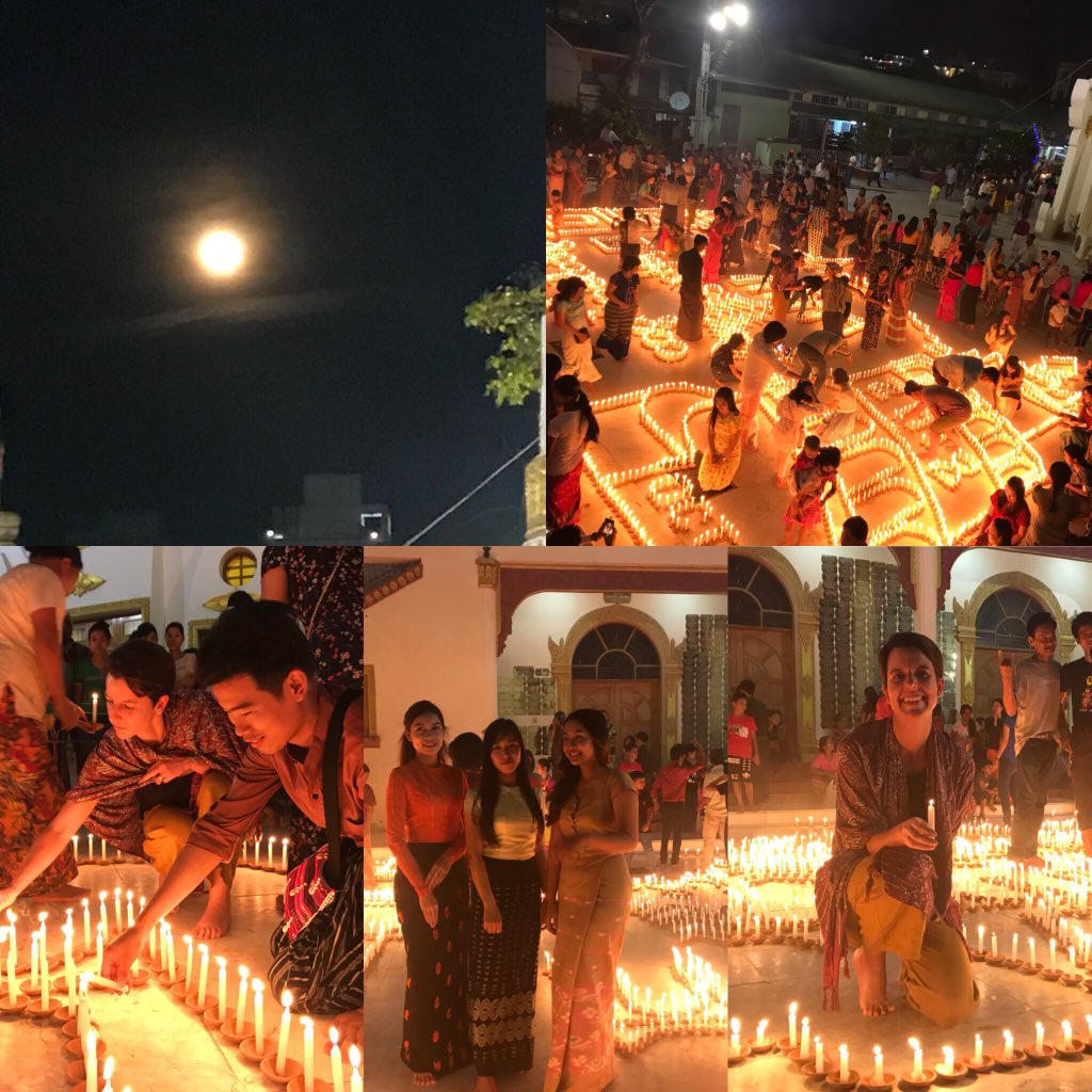RepJennyEck's tweet photo. Happy Full Moon Day from Myanmar!  #YSEALI https://t.co/6WpG8NIro9