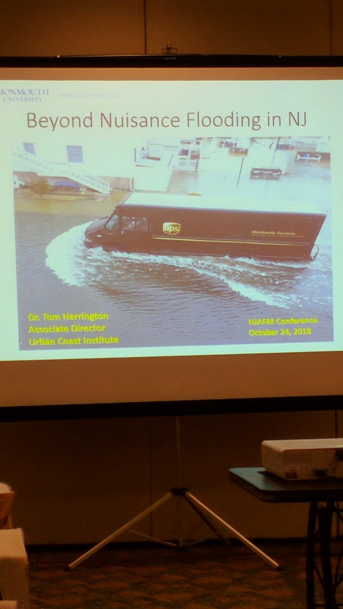GarySzatkowski's tweet photo. Getting ready to see the first concurrent session presentation at New Jersey Association for Floodplain Management 2018 conference. #NJAFM https://t.co/nwwWwpH7Yi