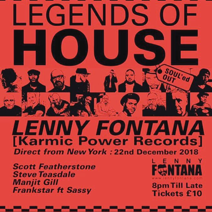 LennyFontana's tweet photo. December here we come back to the UK to rock on... #legendsofhouse #karmicpowerrecords #housemusic #disco https://t.co/At0OFKr7wQ