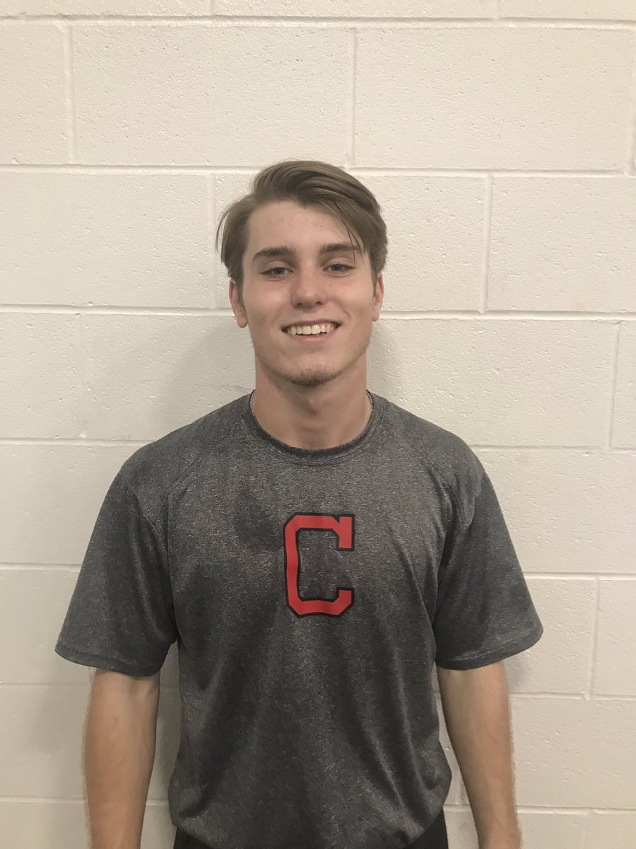 cenpc_baseball's tweet photo. Week 3 Red Devil #ironman of the week... JJ Graham & Mason Davis! Both grinded it out this past week and threw up big numbers in the weight room! #reddevilstrong #grind https://t.co/hj4u8GexTh