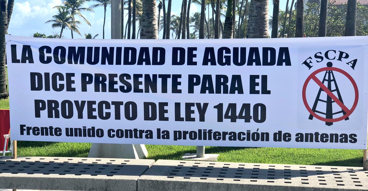 denismarquezpip's tweet photo. En solidaridad con el Frente Unido Contra la Proliferación de Antenas que agrupa a múltiples comunidades y favorecen el #PC1440 para crear la “Ley de Seguridad Ciudadana sobre la Construcción, Instalación y Ubicación de Torres de Telecomunicaciones de Puerto Rico”. https://t.co/XKwcYzyOjR