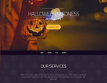 M2Media1's tweet photo. Use your website! Change up the backgrounds or images to give it a Halloween theme. https://t.co/gTsLkwkxnL