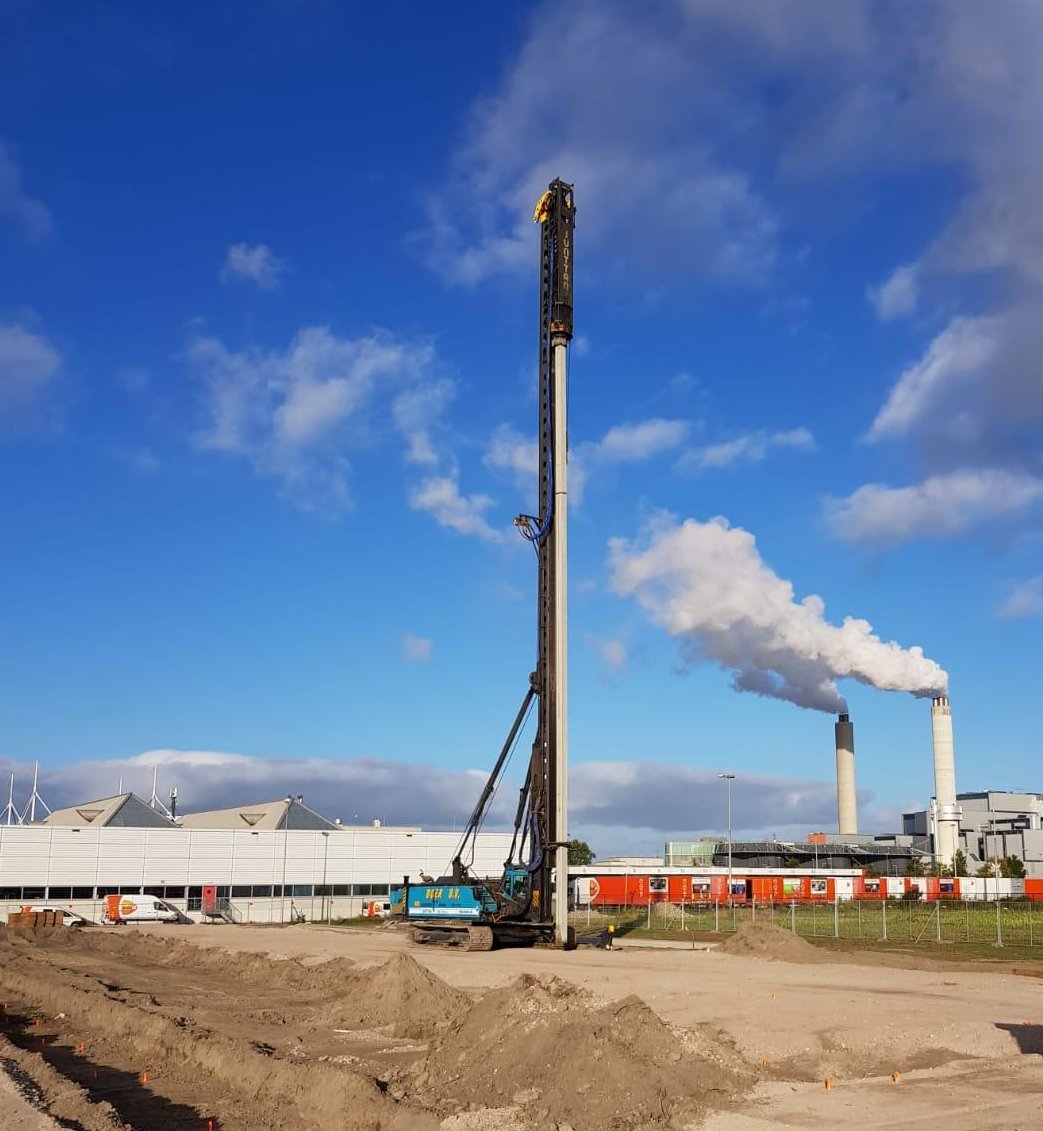 Deze week zijn we bij #Hulshoff in #Amsterdam begonnen met het #Heiwerk!