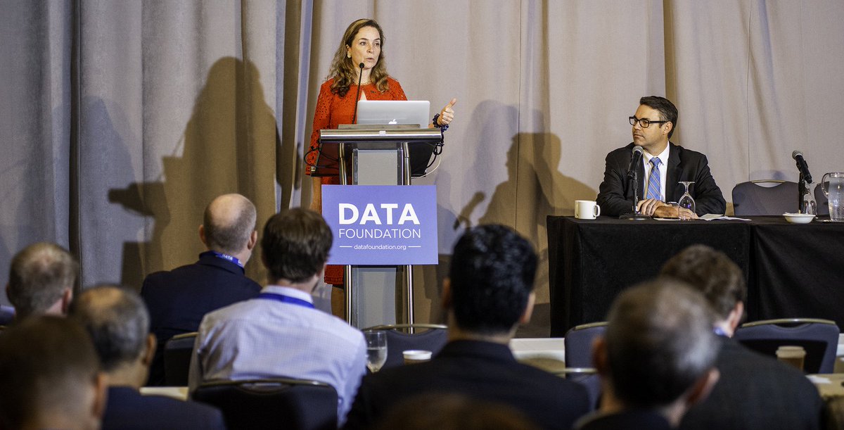 data_foundation's tweet photo. #ICYMI, @Weichert45 said her team is making "real progress" on fulfilling #PMA18, pulling people from the evidence, management & risk compliance oversight communities at #Data2018. Read more on what they're doing to fully utilize govt data: https://t.co/MRXDO8bMGZ via @GovExec https://t.co/dzWup3cSk5