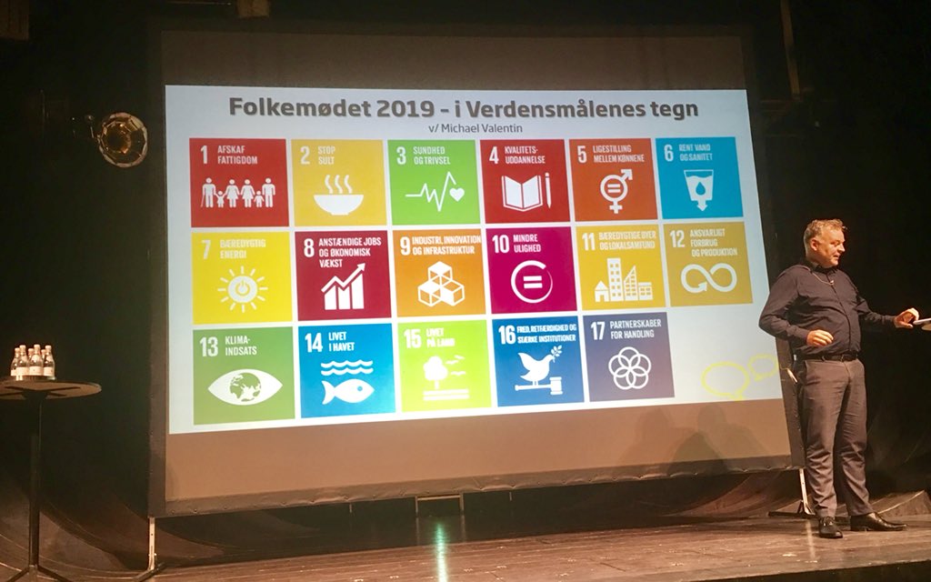MaleneDalmark's tweet photo. Glæder mig allerede til at møde @pharmadanmark medlemmer &amp; samarbejdsparter samt sætte fokus på FN’s verdensmål på næste @Folkemoedet i 2019. Kom glad #fmdk #dkpol https://t.co/3QAWup6YW5