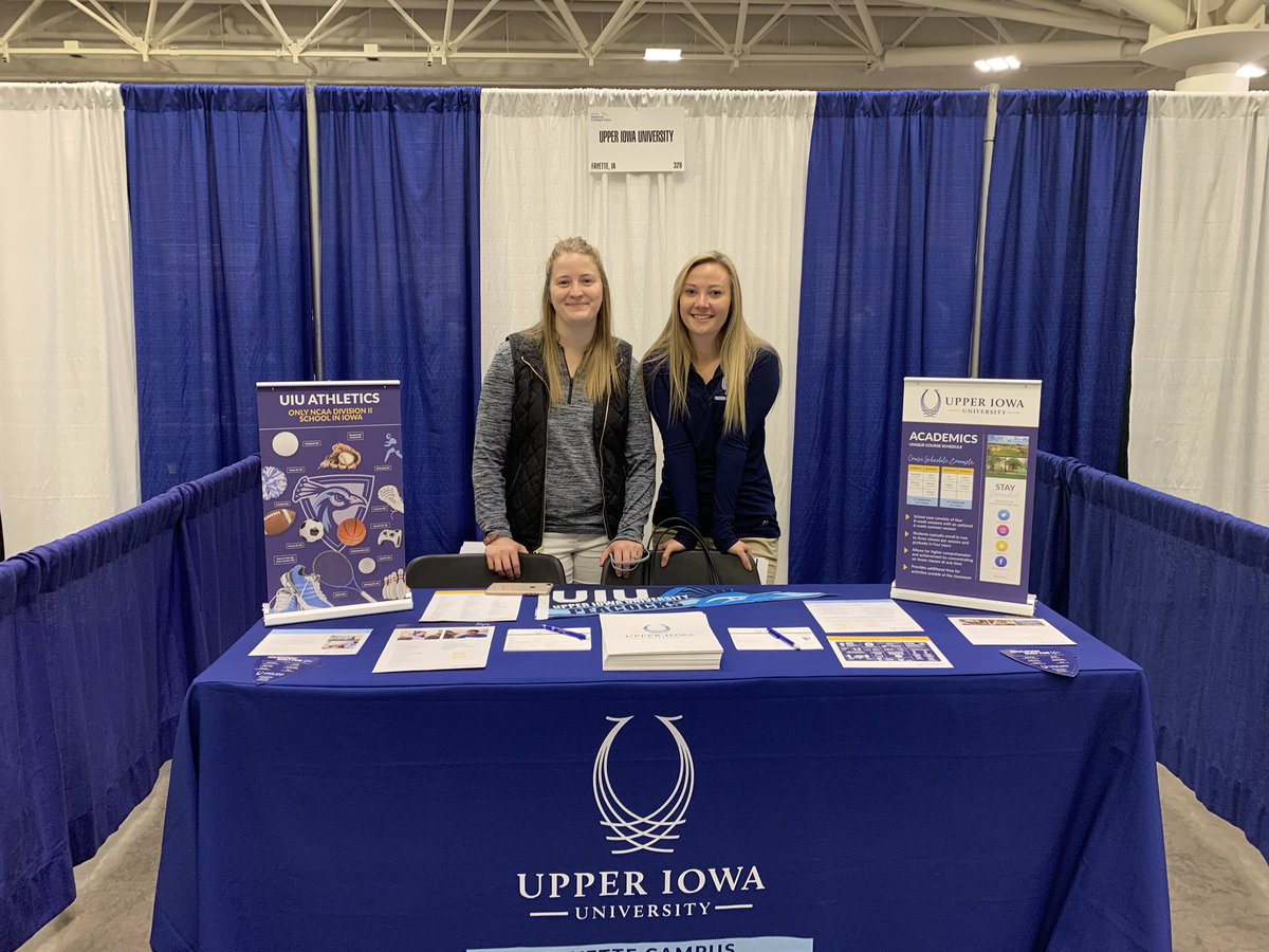 Stop by the Minnesota National College Fair today and tomorrow and say hi to our counselors Lexi and Nicole!