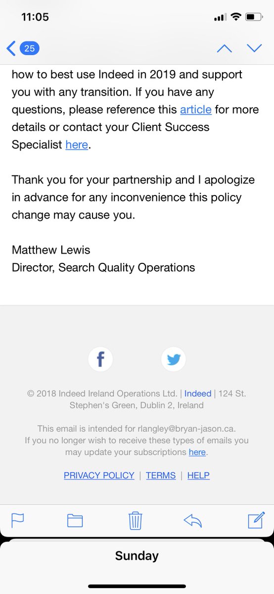 Indeed Ireland Operations Ltd Contact Number - To Whom It May Concern Letter