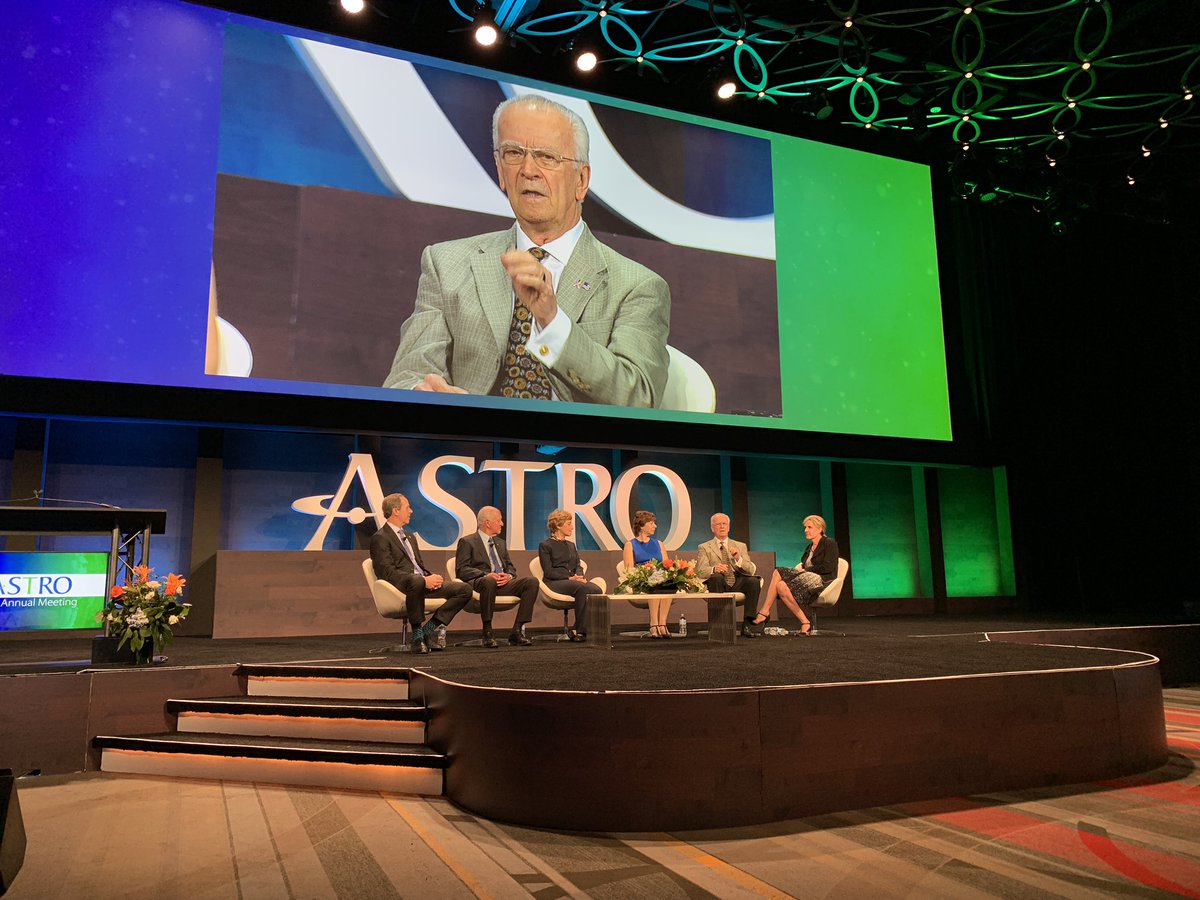 Carlos Perez quoting Charles Darwin in relation to #radonc - “It is not the most strongest or intelligent species that survive, it is those who adapt to change” #ASTRO18