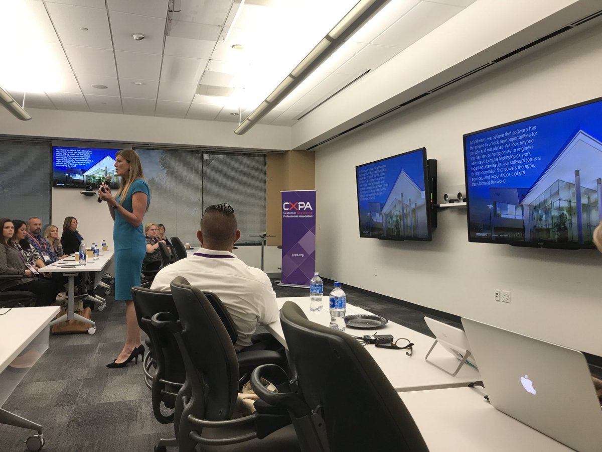 VectorBN's tweet photo. Kate Woodcock explains how VMware drive Customer Advocacy #CSpark2018 https://t.co/nWDL7L1kRA
