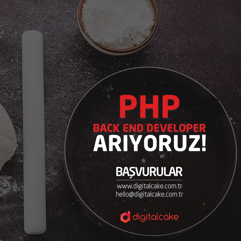 digitalcakeTR's tweet photo. Digitalcake yazılım ekibinin bir parçası olmak ister misiniz?
.
Geliştirmekte olduğumuz mevcut ve yeni projelerimizde görev alacak takım arkadaşları arıyoruz.
.
Detaylar için: https://t.co/rl867185RF
.
.
#backend #php #developer #istanbul #işilanı #kariyer #digitalcake https://t.co/TjgWsnzRwX
