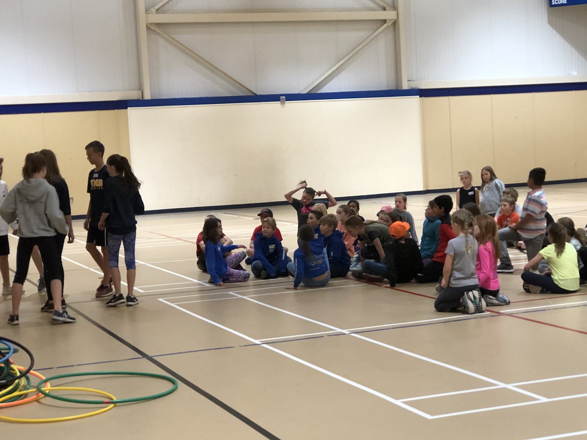 Kate_P_T's tweet photo. School teams have arrived and are ready for a great day #EASHASS #StudentLeadership #HealthySchools @EverActiveAB @RedDeerCollege https://t.co/NTDFRGkqfa