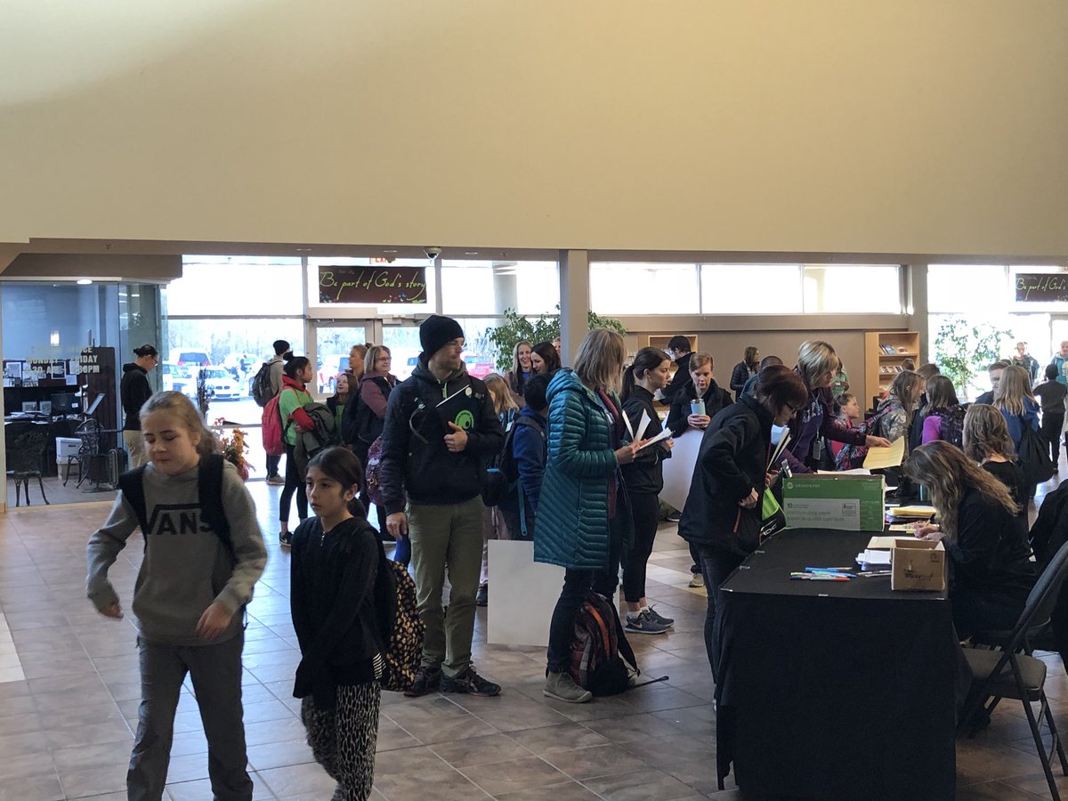 Kate_P_T's tweet photo. School teams have arrived and are ready for a great day #EASHASS #StudentLeadership #HealthySchools @EverActiveAB @RedDeerCollege https://t.co/NTDFRGkqfa