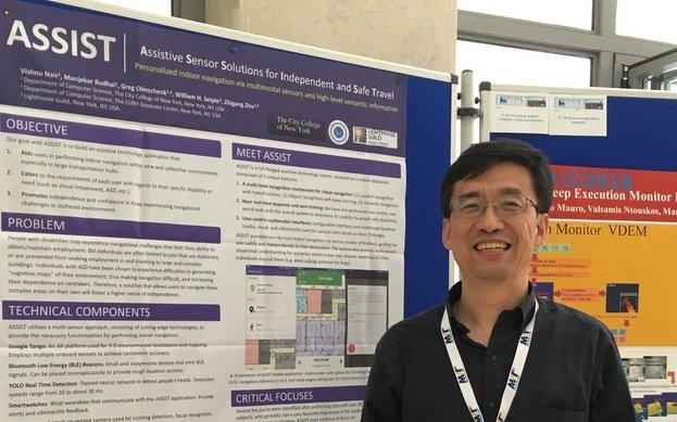 Zhigang Zhu, Herbert G. Kayser Chair, Professor of Computer Science at City College and ASSIST project leader