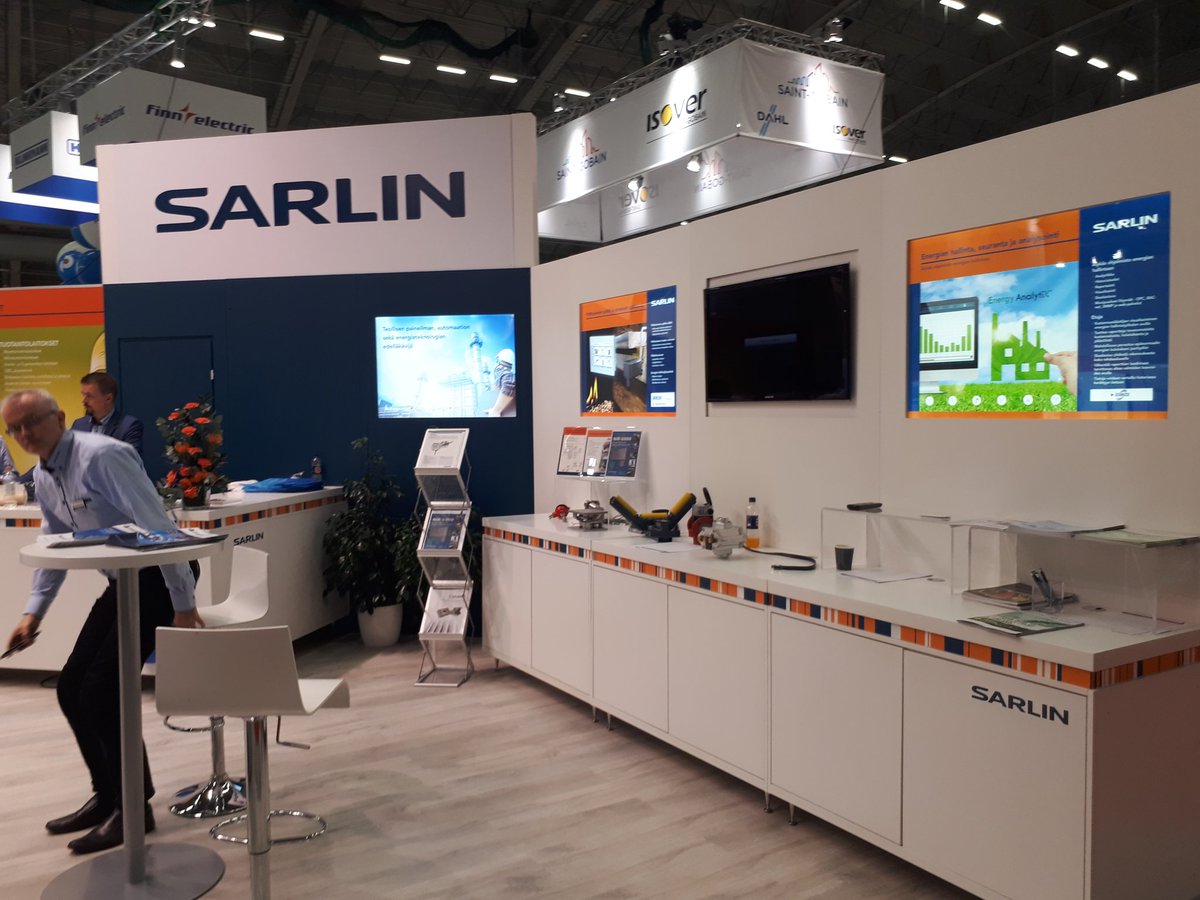 SARLIN_OY_AB's tweet photo. Kaksi mukavaa messupäivää takana. Tervetuloa taas huomenna osastolle A418 🤗  #energiamessut #energyefficiency #sarlin https://t.co/Cj0iSxpGnp