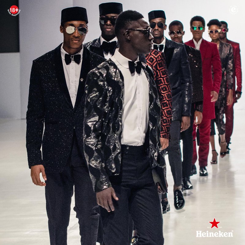 Heineken_NG's tweet photo. A for Applique, B for Boxy, C for Cape sleeves… 
H for Heineken Lagos Fashion Week with awesome African fashion experiences.
#HEINEKENLFW18 https://t.co/QYSfzlkHTN
