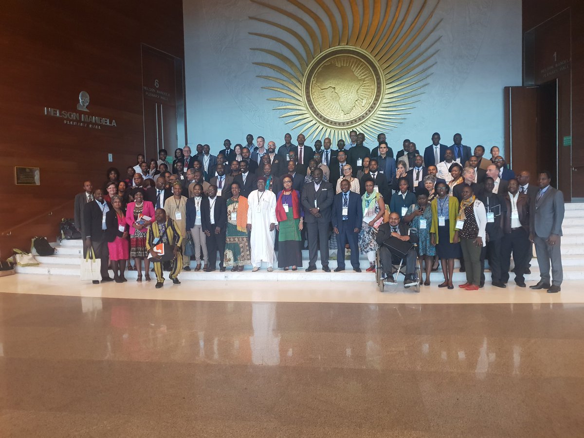 ReSAKSS's tweet photo. Family photo to end first day of the #2018ReSAKSS Annual conference at @_AfricanUnion headquarters . The discussions on Social Protection in #Africa will continue until october 26! Stay tuned! https://t.co/jQKFdUMx5r