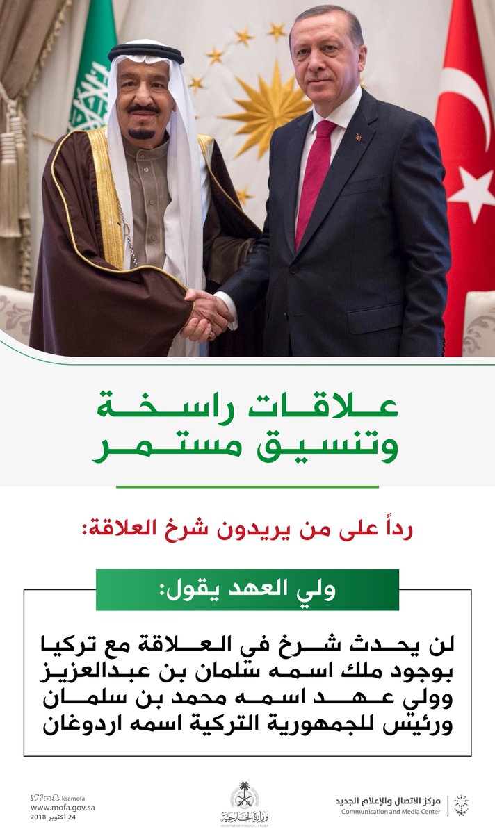 KSAMOFA's tweet photo. #ولي_العهد يرد على من يريدون شرخ العلاقات الأخوية مع #تركيا 🇸🇦🇹🇷 https://t.co/ISkQMis7md