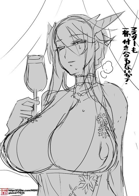 本日の画像:槍オルタナイトキャップをキメる余裕のメスサーヴァント。周囲の皆様のお勧めもありまして、とうとうcintiqを注文。週末セットアップの予定だったり。 