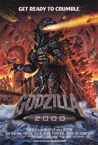 T_T_Podcast's tweet photo. It’s day 24 of my #31in31 #Kaijufest and it’s time for #Godzilla2000! Is this #Godzilla’s son or a whole ‘nother #reboot? Will this be the film that breaks me from #Kaiju madness #PodernFamily? Bases on these shitty posters I’m not too sure. #31NightsOfHorror #31NightsofKaiju https://t.co/UQVzNSRzY3