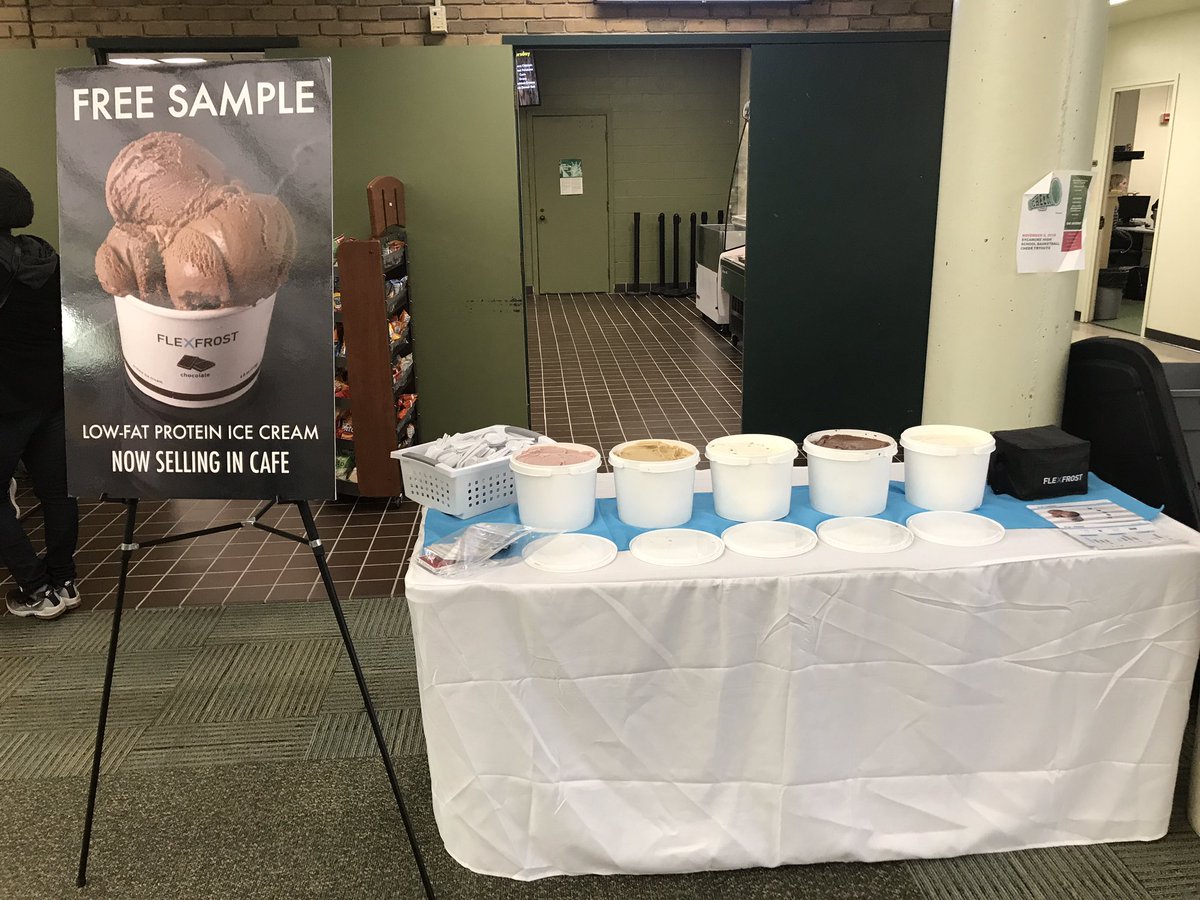 SycamoreCNS's tweet photo. Sampling @EatFlexfrost ice cream today at @SycamoreHS @TheRealMrMader @SycamoreSchools come try it! https://t.co/snn7rVvo3r