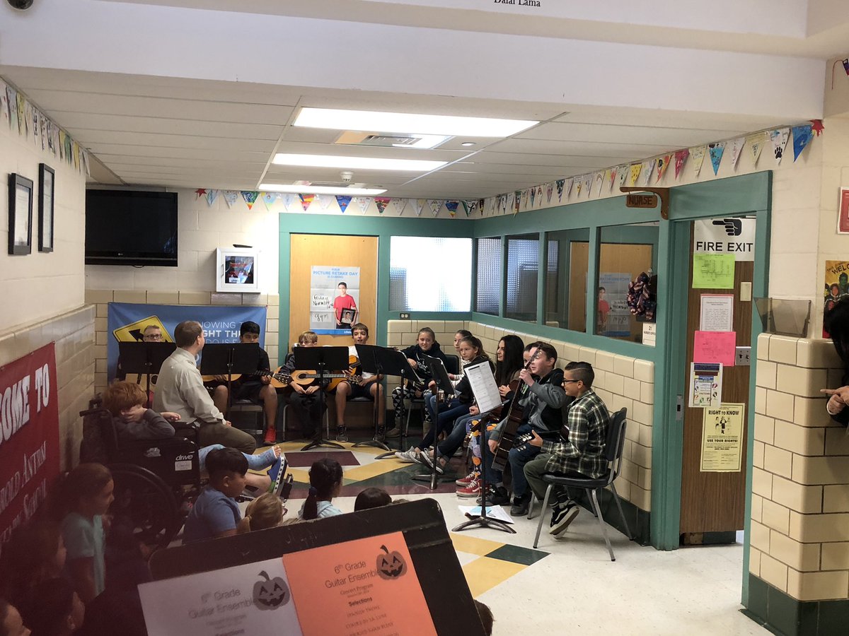 AntrimCounselor's tweet photo. 6th grade guitar concert #Antrim #ptbeach @ptbeachsuper @AntrimMusic @antrim_pto @ghaschool @ https://t.co/76seHhi5zn