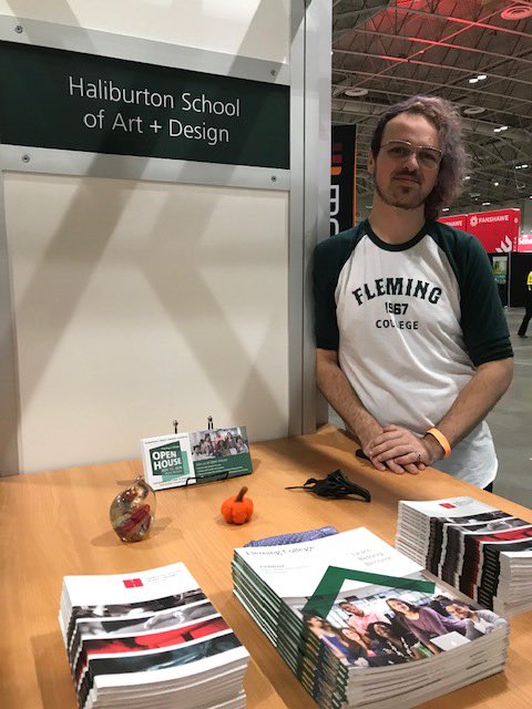 FlemingCollege's tweet photo. Come learn about our Haliburton School of Art + Design today at #ocif2018 ๐ผ ๐จ ๐ธ โ๏ธ https://t.co/LEZIHjsdd4