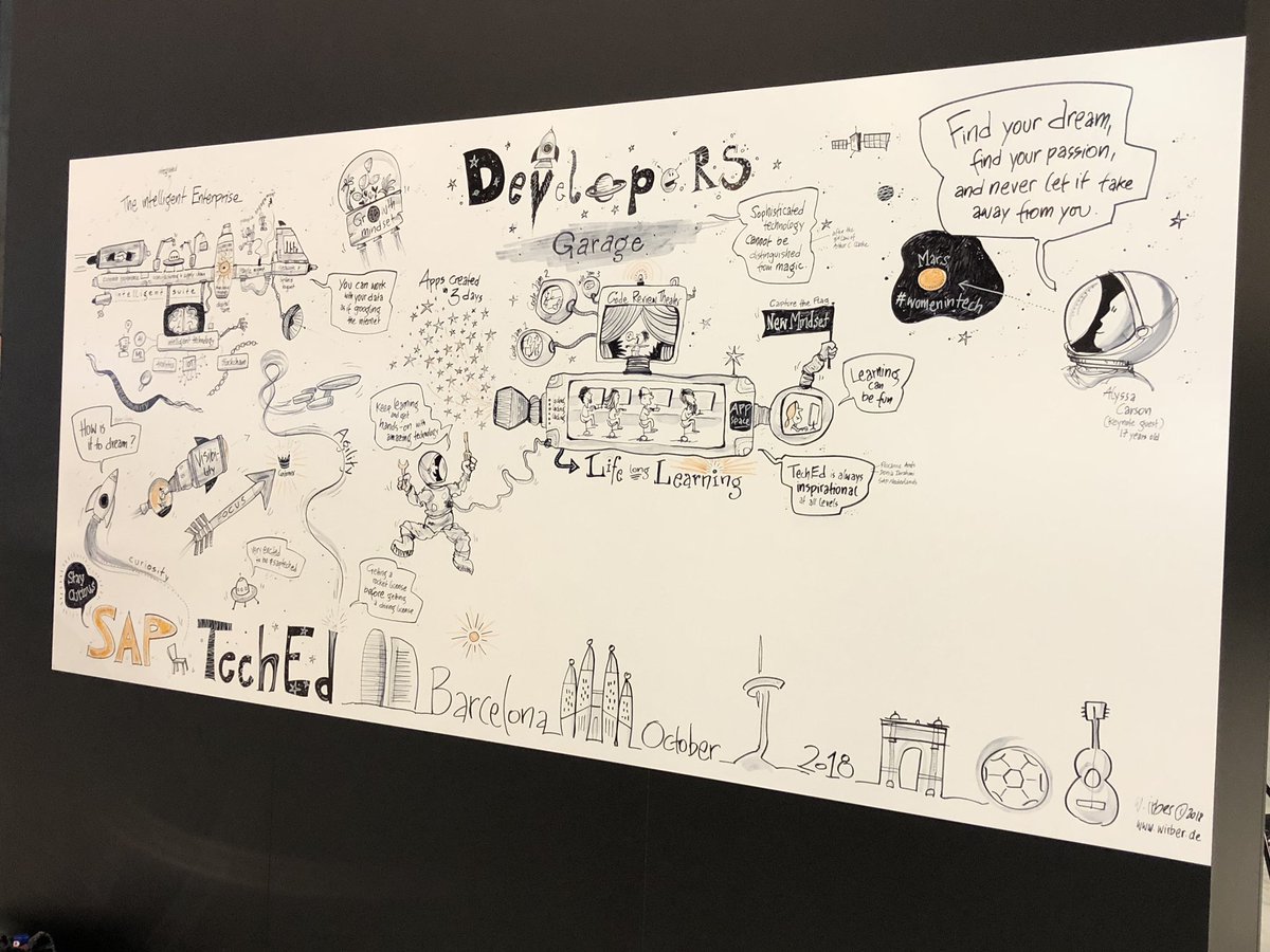 AndreaMetelli's tweet image. #SAPTEchEd #DeveloperGarage creativity