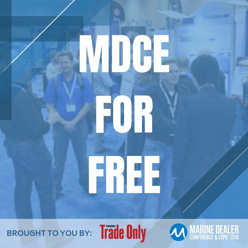 MDCE_'s tweet image. MDCE for free? Thanks to Soundings Trade Only, the @MarineRetailers is now accepting applications to discover, connect, and engage at MDCE at no cost.

To apply, click here: bit.ly/2EEQrUY