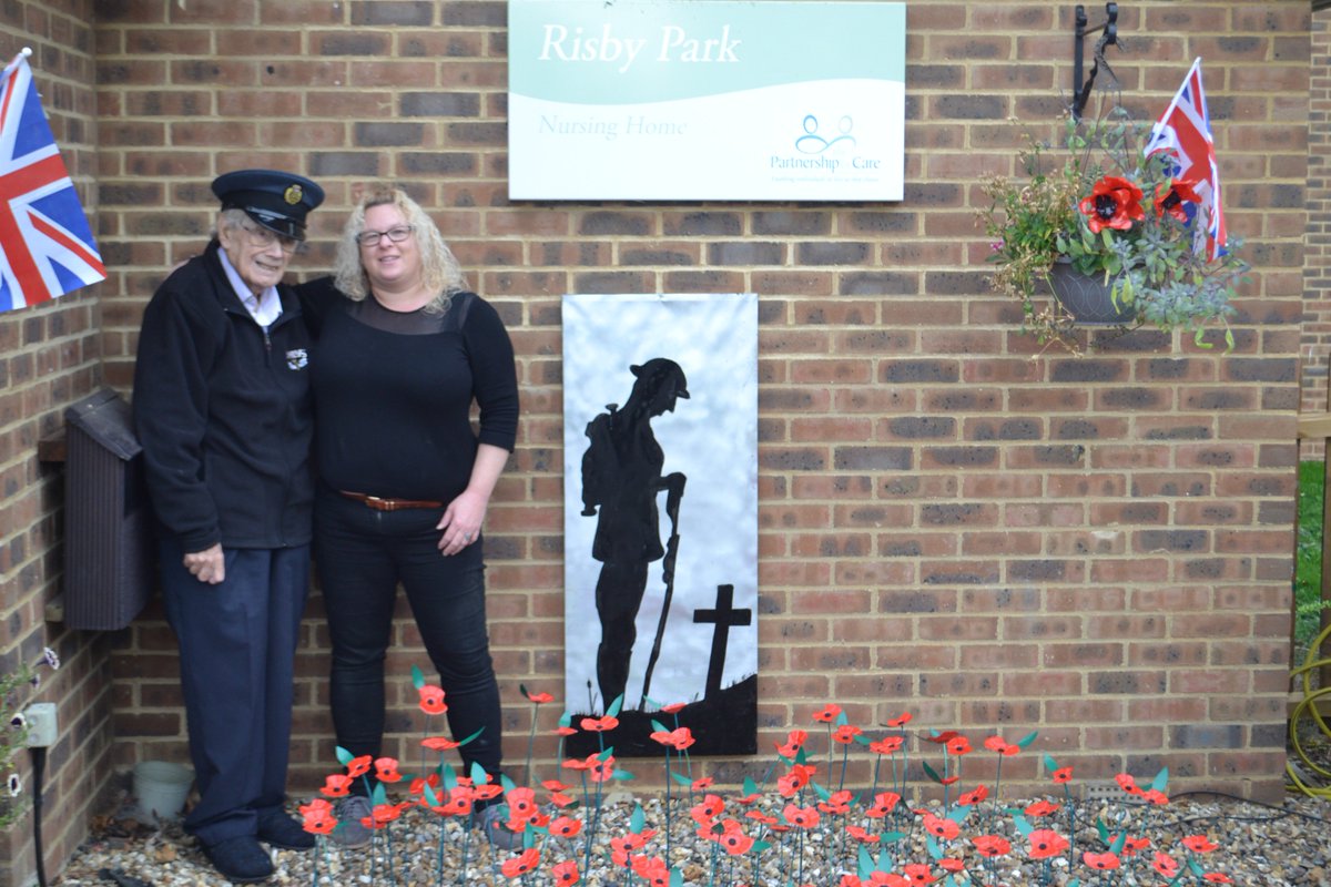 TPICLtd's tweet photo. Risby Park have been busy putting together their memorial for the First World War centenary. What a lovely display #Armistice100 https://t.co/mtnlt1lyk1